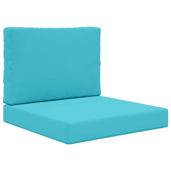 vidaXL Coussin de canapé d'extérieur Polyester Turquoise 60 x 60 cm