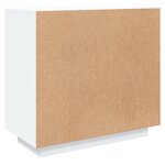 vidaXL Buffet Blanc 80x40x75 cm Bois d'ingénierie