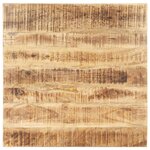 vidaXL Dessus de table Bois de manguier solide 25-27 mm 70x70 cm