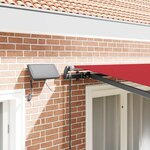 vidaXL Auvent Rétractable Rouge 300 x 250 cm tissu