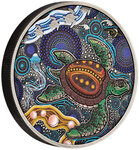 Monnaie TURTLE YAUNATI 2 Oz Argent 2$ Australia 2026