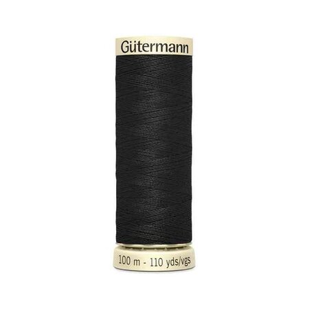 Gütermann Fil à coudre 'Allesnäher' SB, 100 m, couleur: noir 000 GÜTERMANN