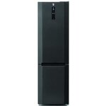 Hoover h-fridge 700 hmnv6204xafwifi - réfrigérateur combiné wifi - 351l (257 + 94) - 59 5 cm x 200 cm - noir & inox