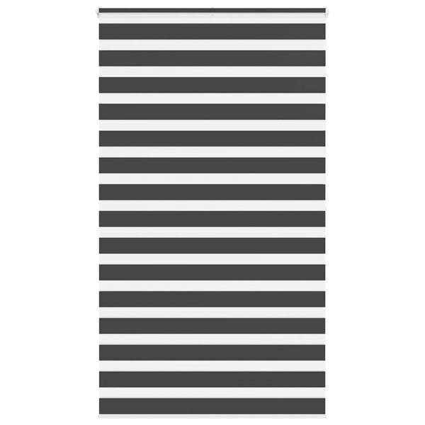 vidaXL Store zèbre noir 125x200 cm largeur du tissu 120 9 cm polyester