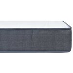 vidaXL Matelas de sommier tapissier 200x120x20 cm