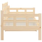 vidaXL Lit de jour bois de pin massif 80x200 cm