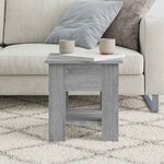 vidaXL Table basse Sonoma gris 40x40x42 cm Bois d'ingénierie