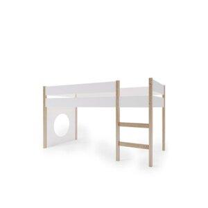 YappyGrott - Lit mi-hauteur 90x200 cm - Blanc