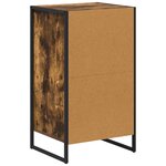 vidaXL Buffet Chêne Fumé 43 x 36 x 75 5 cm Bois d'ingénierie