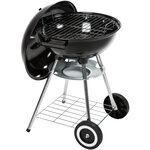 Tectake Barbecue charbon sur roues Ø 41,5 cm