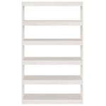 vidaXL Bibliothèque/Séparateur de pièce Blanc 100x30x167 5 cm Pin
