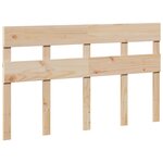 vidaXL Cadre de lit sans matelas 160x200 cm bois massif de pin