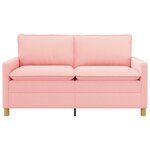 vidaXL Canapé Rose 156 x 81 x 87 5 cm Tissu