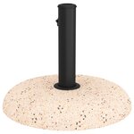 vidaXL Base de Parasol pour Poteaux de 37/42/52/58mm Béton Jaune 20 kg