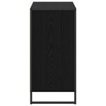 vidaXL Buffet Chêne noir 79 x 36 x 75.5 cm Bois d'ingénierie