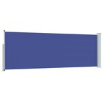 vidaXL Auvent latéral rétractable de patio 100x300 cm Bleu