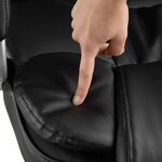 Fauteuil chaise siège de direction avec accoudoir max 120 kg noir