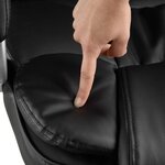 Fauteuil chaise siège de direction avec accoudoir max 120 kg noir 0508073