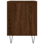 vidaXL Tables de chevet 2 Pièces chêne marron 40x35x50 cm bois ingénierie