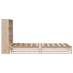 vidaXL Lit bibliothèque sans matelas 100x200 cm bois massif
