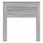 vidaXL Tête de lit Gris Sonoma 80 cm Bois d'ingénierie
