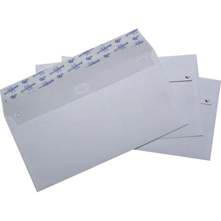 Enveloppe vélin, format dl, 110 x 220 mm, 90 g/m² bande auto-adhésive, blanc (paquet 500 unités)