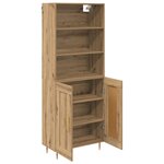 vidaXL Haut Armoire Chêne artisanal 69 5 x 34 x 180 cm