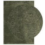vidaXL Tapis HUARTE à poils courts doux lavable vert forêt 120x170 cm
