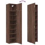 vidaXL Armoire de rangement mince chêne marron 50x42 5x225 cm