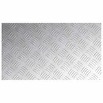 vidaXL Plaques en Aluminium à Motif de Damier 4 Pièces Antidérapantes 70x40 cm