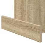 vidaXL Table d'appoint Chêne Sonoma 44 5 x 45 x 55 cm