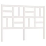vidaXL Tête de lit Blanc 146x4x104 cm Bois massif de pin