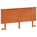 vidaXL Tête de lit cire marron 160 cm bois massif de pin