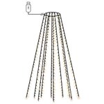 vidaXL Guirlande lumineuse filet d'arbre de Noël 300 LED 300 cm
