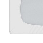 vidaXL Protège-matelas blanc 100x220 cm imperméable