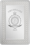 Pièce de monnaie en argent 2 dollars g 31.1 (1 oz) millésime 2023 tarot niue hanged man