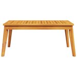 vidaXL Ensemble de jardin avec coussin bois massif acacia