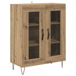 vidaXL Haut Armoire Chêne artisanal 69 5 x 34 x 180 cm