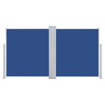 vidaXL Auvent latéral rétractable Bleu 120 x 600 cm
