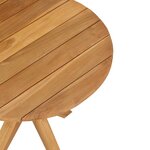 vidaXL Table basse Marron 55 x 55 x 51 cm Bois de teck solide