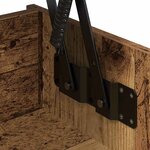 vidaXL Table basse Bois ancien 102 x 50 x 52.5 cm Bois d'ingénierie