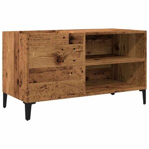 vidaXL Armoire à disques vieux bois 84 5x38x48 cm bois d'ingénierie