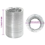 vidaXL Conduit de ventilation aluminium 6 m Ø12 5 cm