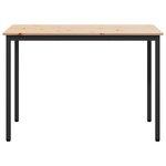 vidaXL Table de salle à manger / Table de repas Naturel