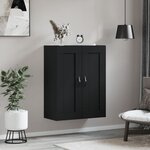 vidaXL Armoire murale noir 69 5x34x90 cm bois d'ingénierie
