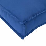 vidaXL Coussin pour assise de palette 4 Pièces Bleu royal 40 x 40 x 8 cm