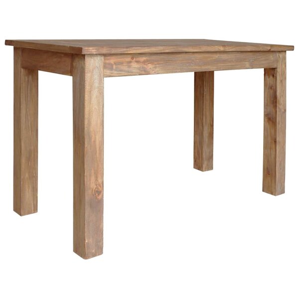 vidaXL Table à manger bois d'acajou massif 120x60x77 cm