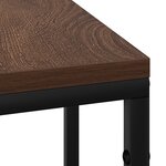 vidaXL Table de chevet avec tiroir Chêne marron 41.5 x 26 x 60.5 cm