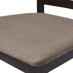 vidaXL Tabourets de bar 2 Pièces Marron Tissu