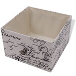 vidaXL Table de chevet 2 Pièces Bois